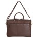 ASHIBO Sleek, Light Weight 13''/15'' Laptop Bag, Minimalistic Executive Bag For Men Women DDDM Genuine Leather Briefcase Brown