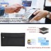 ASHIBO Continental Clutch Wallet For Women Croco Embossed Printed Leather & Nappa Genuine Leather With ID Windows RFID Blocking Technology with Zippered Pocket Multi Card Case Slots Coco Black