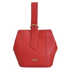 ASHIBO Party Wrist bag For Womens Nappa Flat Genuine Leather with Dual Secure Magnetic & Buckel Closure & Makeup Mirror Black