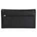 ASHIBO Continental Clutch Wallet For Women Nappa Flat Genuine Leather With RFID Blocking Technology Multi CardCase with Zippered Pocket Black