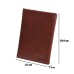 ASHIBO Minimalist Wallet For Men Waxed Vegetable Tanned Finished Genuine Leather With Open And Hidden Card Slots Flip pockets Large Bill Compartment  Brown